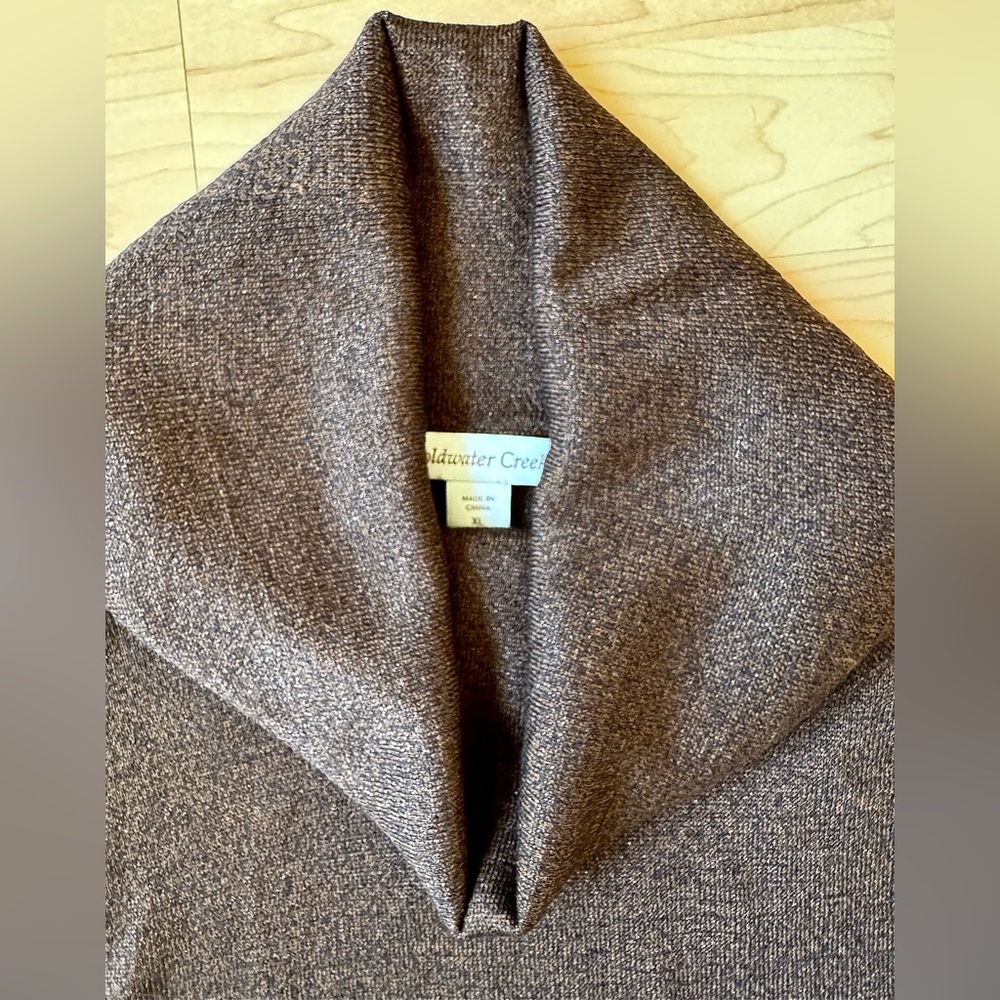 Brown wide turtleneck sweater. Size XL